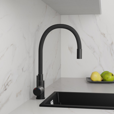 Diamond 517 Flex - Grifo de cocina con caño flexible