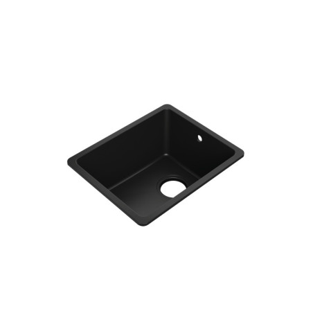 Garnet 40 Simple - Fregadero de granito bajo encimera  de una cubeta 
