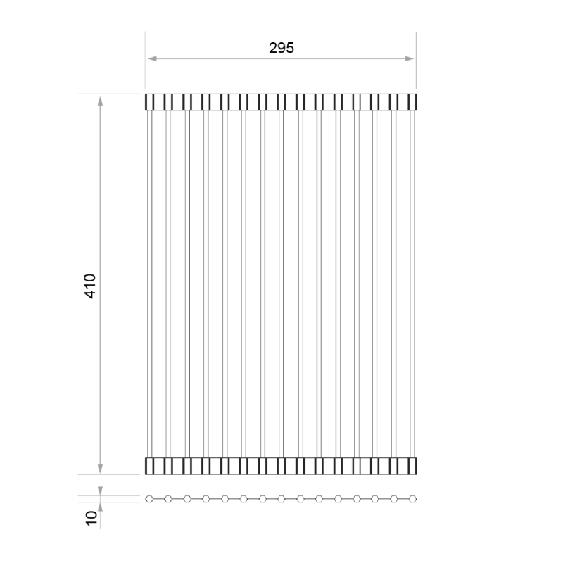 Escurridor enrollable 410